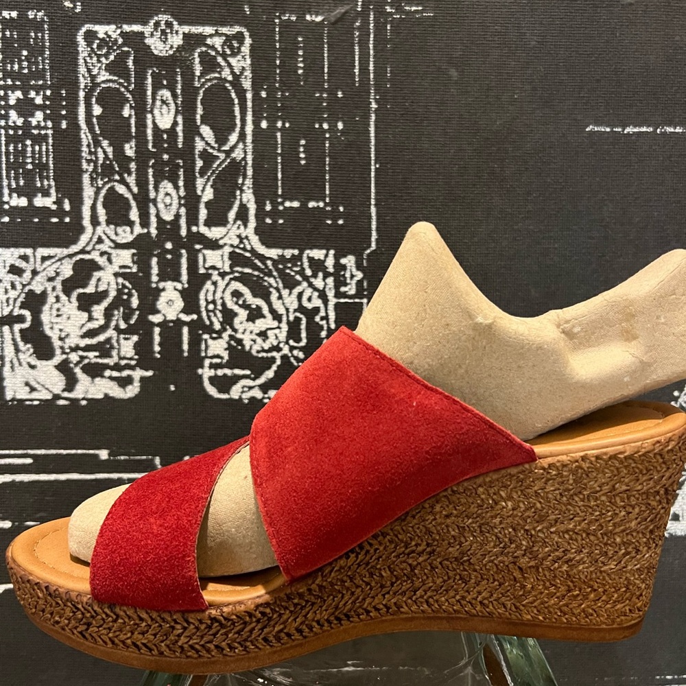 Mariella Sandals Made in Italy 🇮🇹 Genuine Leather (Suede) - Picture 8 of 15